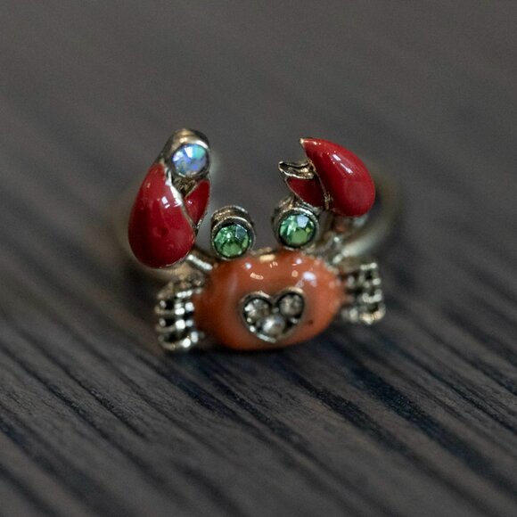 Betsey Johnson “Under the Sea” Anklet + Ring Set — Rare Vintage - Picture 2 of 7